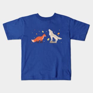 Wolf and Fox Kids T-Shirt